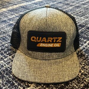 Gray and Black Trucker Hat